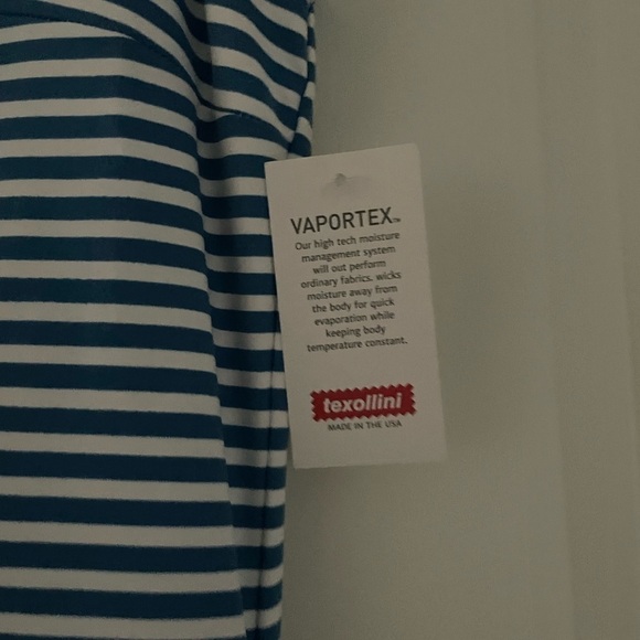 NWT Sailor-Sailor Britt 1/4 Zip Front Striped Sleeveless UPF 50+ Dress - Picture 6 of 7